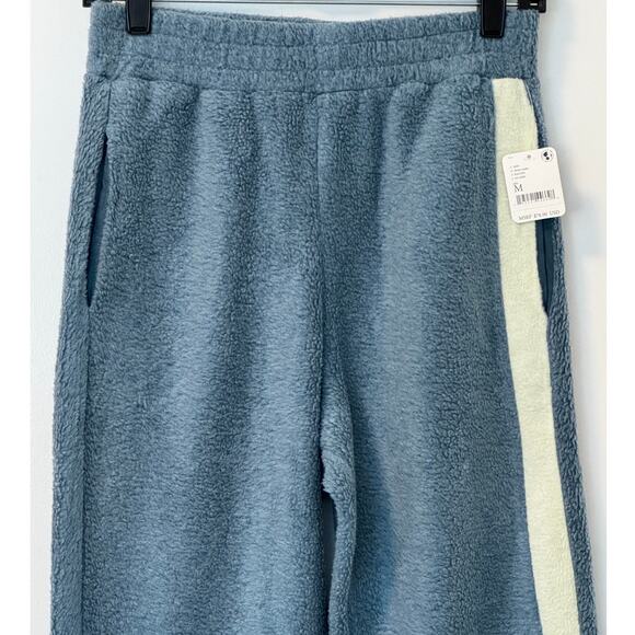 NWT Free People Blue Monday Fleece Sweatpants - Picture 7 of 16